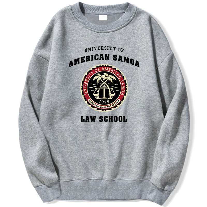 BCS American Samoa University Law School Sportswear Mens Hoodie Sportswear Streetwear Crewneck Spring Pullover Jumper W240928