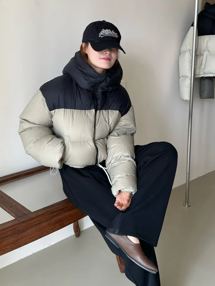 Winter High Waist Bread Down Jacket Thick 90 Duck Down Jacket Womens Down Jacket Fashion Short Parka 240926