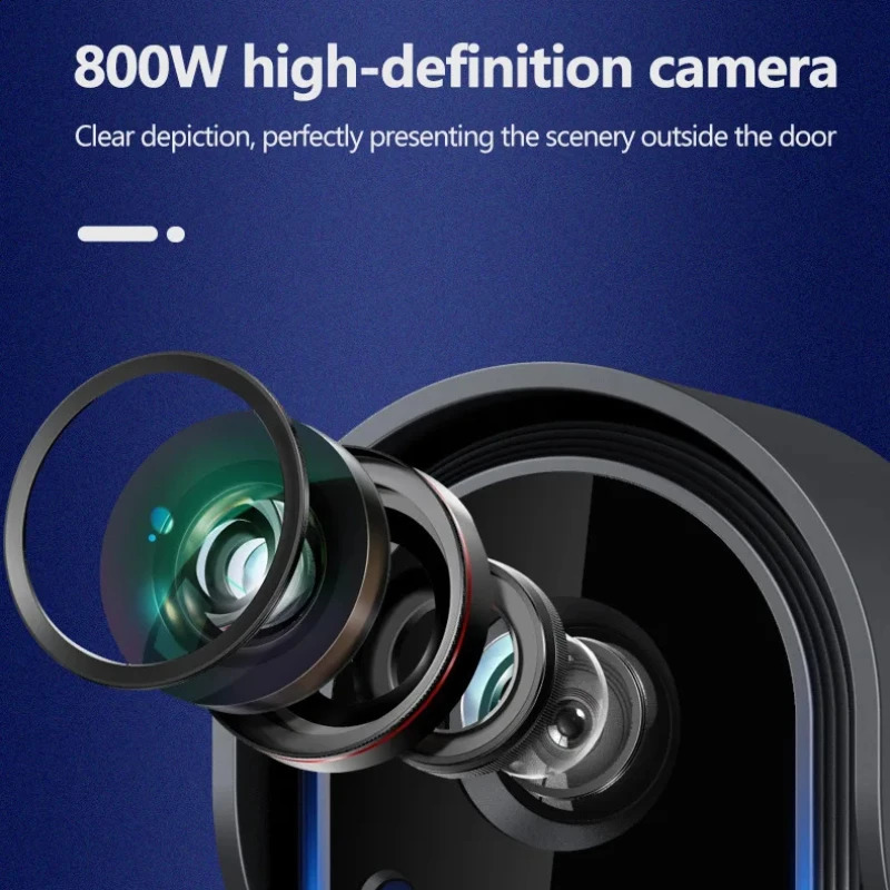 Tuya wireless doorbell waterproof WIFI video smart home by Bell camera button welcome by Chime Security for home apartments 240925