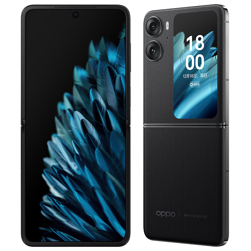 Original Oppo Find N2 Flip Foldable 5G Mobile Phone Smart 12GB RAM 256GB ROM Dimensity 9000 Plus 50.0MP NFC Android 6.8" 120Hz Screen Folded Fing