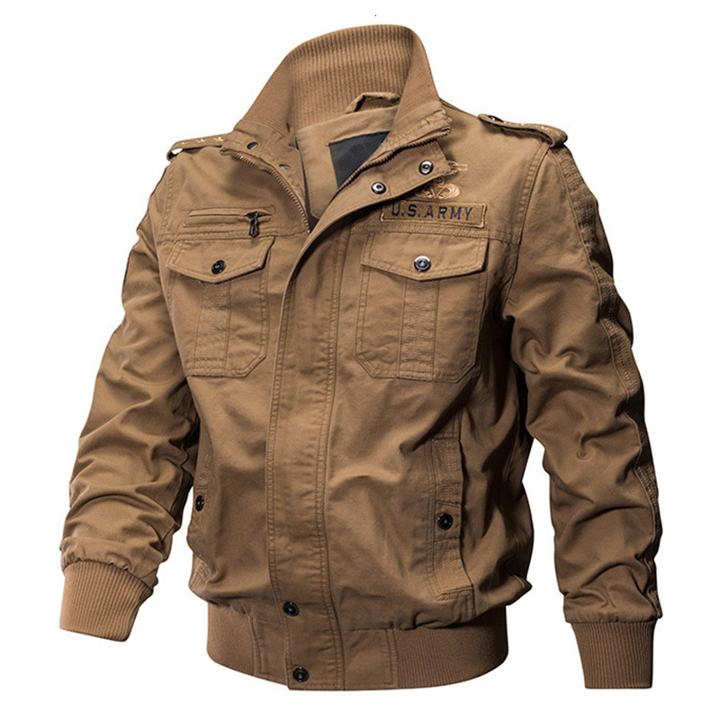 Autumn and winter new clothing military fan cotton plush work clothes oversized jacket men's fashion trend