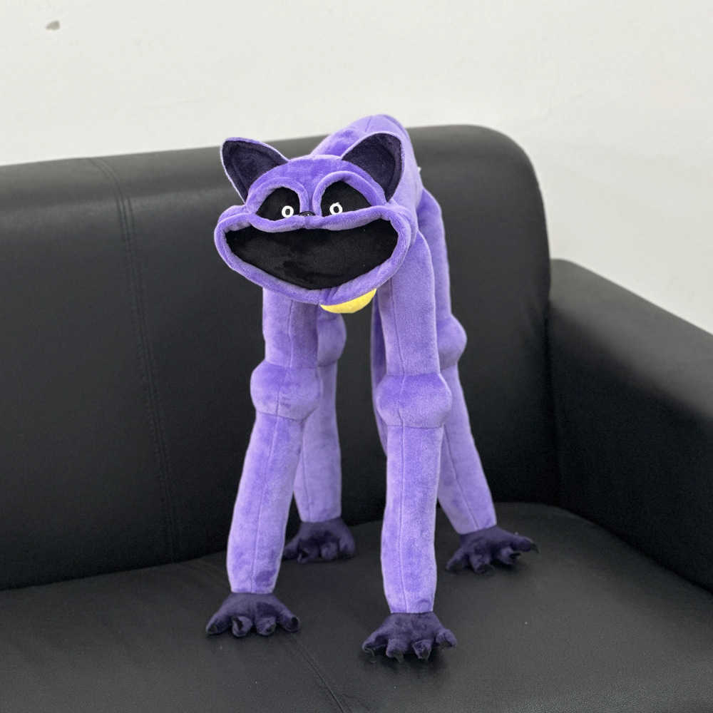 New MONSTER CATNAP PLUS Smile Terrifying Purple Cat Plush Toy Doll R260908 - view 3