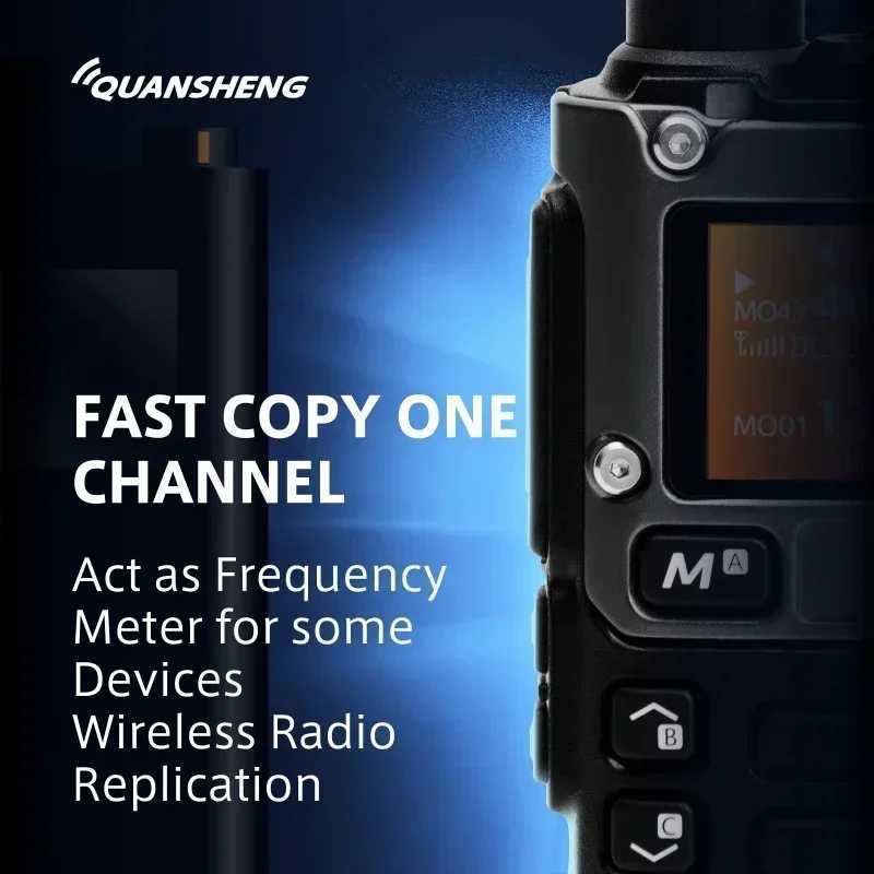 Walkie Talkie 2PCS Quansheng UV-K6 5W Walkie Talkie UV-K58 UV-K5(8) 2Way Radio USB-C Direct Charge Multi Band AM FM UHF VHF DTMF UV-K5 Upgrade Q240930