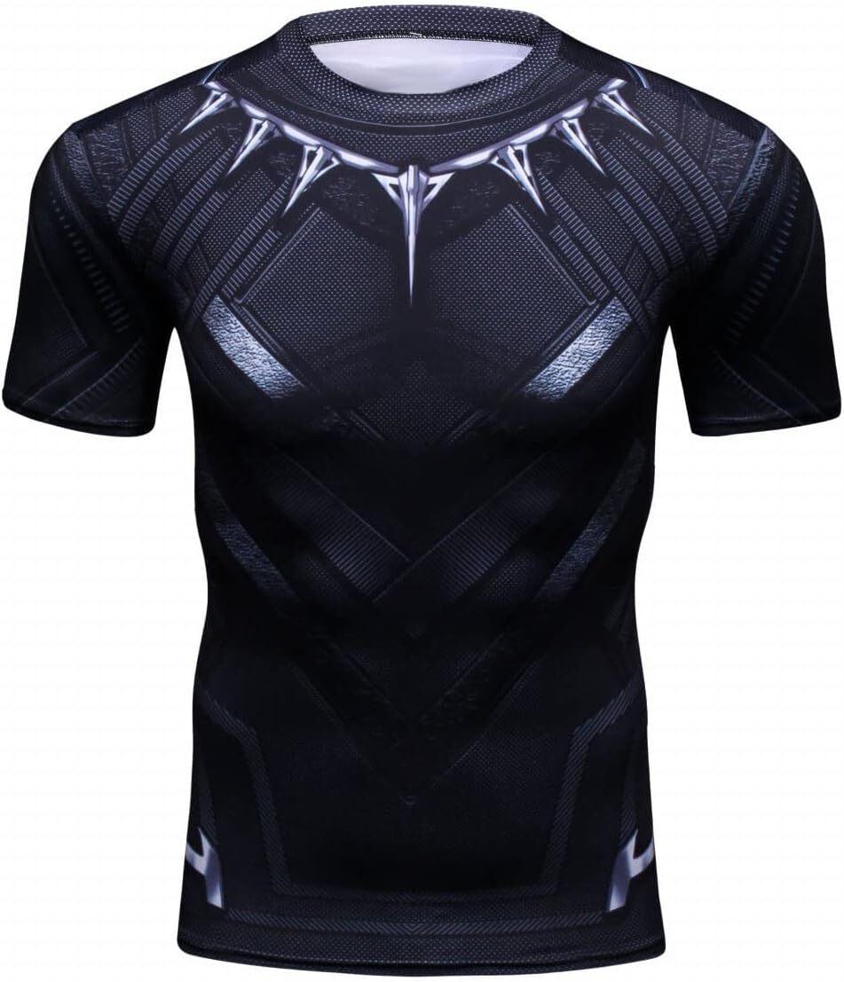 Mens T shirt Men's Compression Printing Cool Dry T-Shirt Running Sports Baselayer Tee shirts tshirt graphic tee Casual tops summer clothes Short 