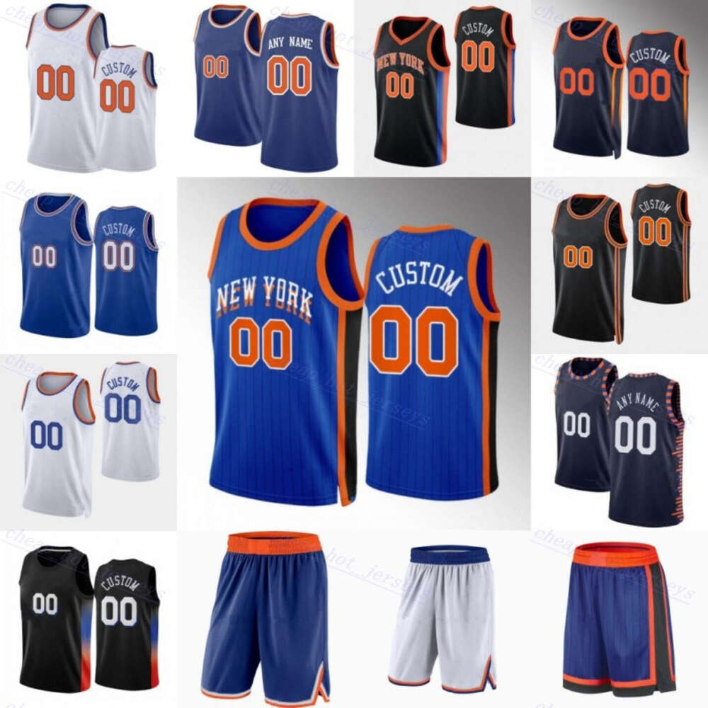 11 Jalen Brunson Jersey Custom 2023-24 Printed Basketball Jerseys 8 OG Anunoby 30 Julius Randle 3 Josh Hart 23 Mitchell Robinson 5 Immanuel Quickley Shorts