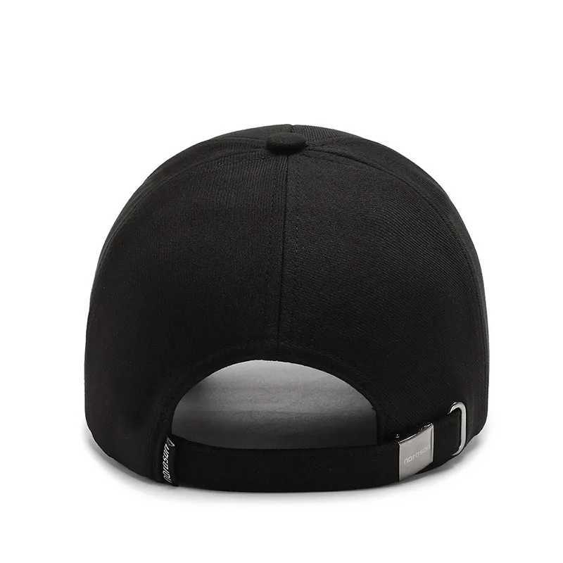 High quality mens pure cotton baseball cap luxury fashion black outdoor sports leather cap bone sunglasses glasses truck cap KpopXJ250325