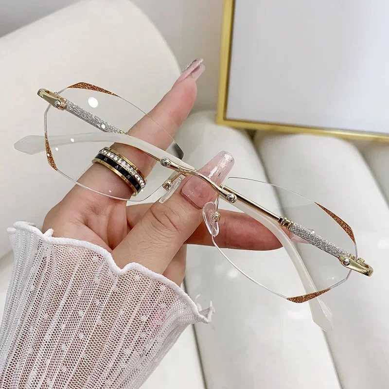 Presbyopic Eyewears Anti Blue Light Reading Glasses Women Female Prescription Eyeglasses Vision Care +0.0~+4.0XJ240907