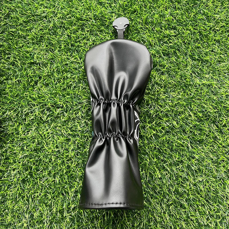 cat wizard Golf Club #1 #3 #5 Wood Headcovers Driver Fairway Woods Cover PU Leather High quality Putter Head Covers 240909