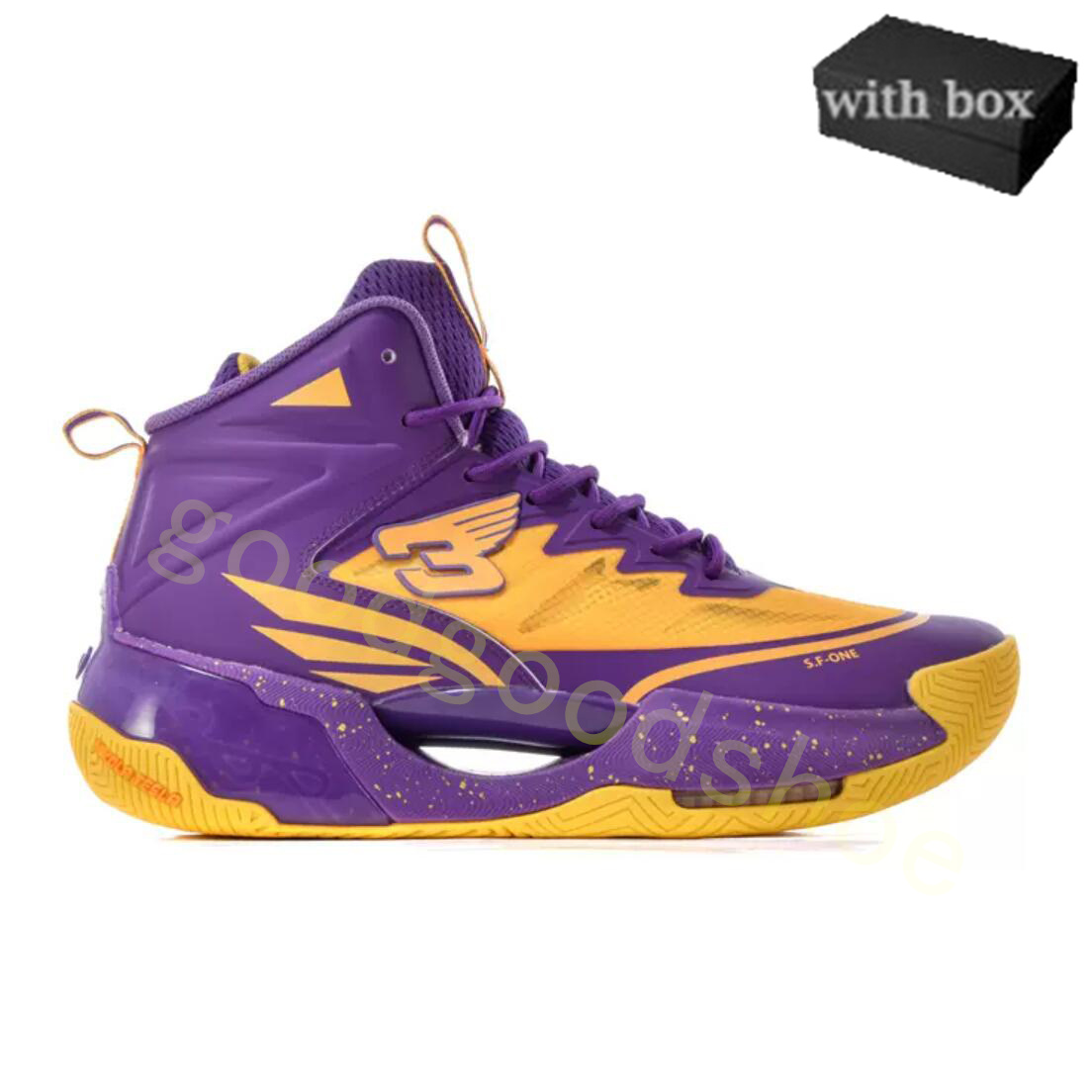JNDO Designer S.F-One Carbon Basketball Shoes With Box Mens Womens High Cut Sneakers Triple Black Purple Yellow Pink Men Women Fashion Outdoor Sports 
