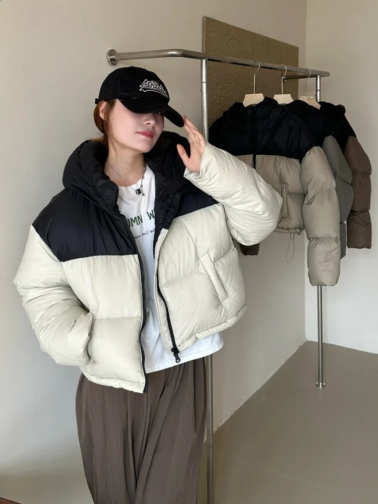 Winter High Waist Bread Down Jacket Thick 90 Duck Down Jacket Womens Down Jacket Fashion Short Parka 240926