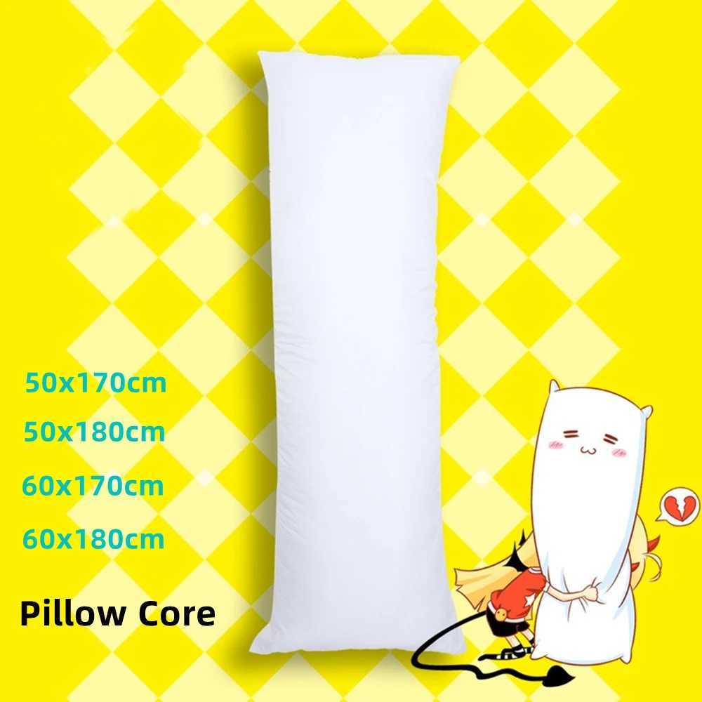 Dakimakura Long Pillow Hug 60x180cm 60x170cm 50x180cm Bed Mat White Sleep Pillowcase Pillow Core Y240930