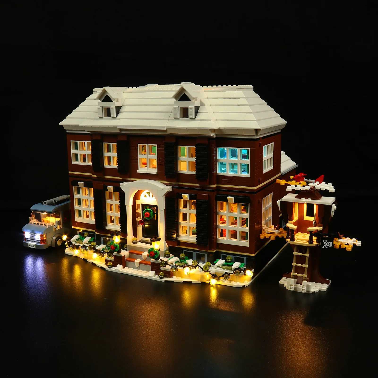 DIY building blocks lighting 21330 Home Alone IDEAS building blocks remote control version LED lighting W241012