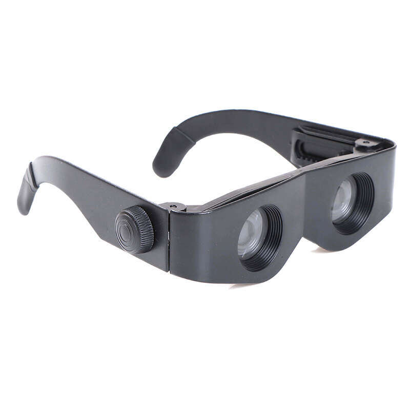 Portable Glasses Style Telescope Magnifier Binoculars For Fishing Hiking Concert