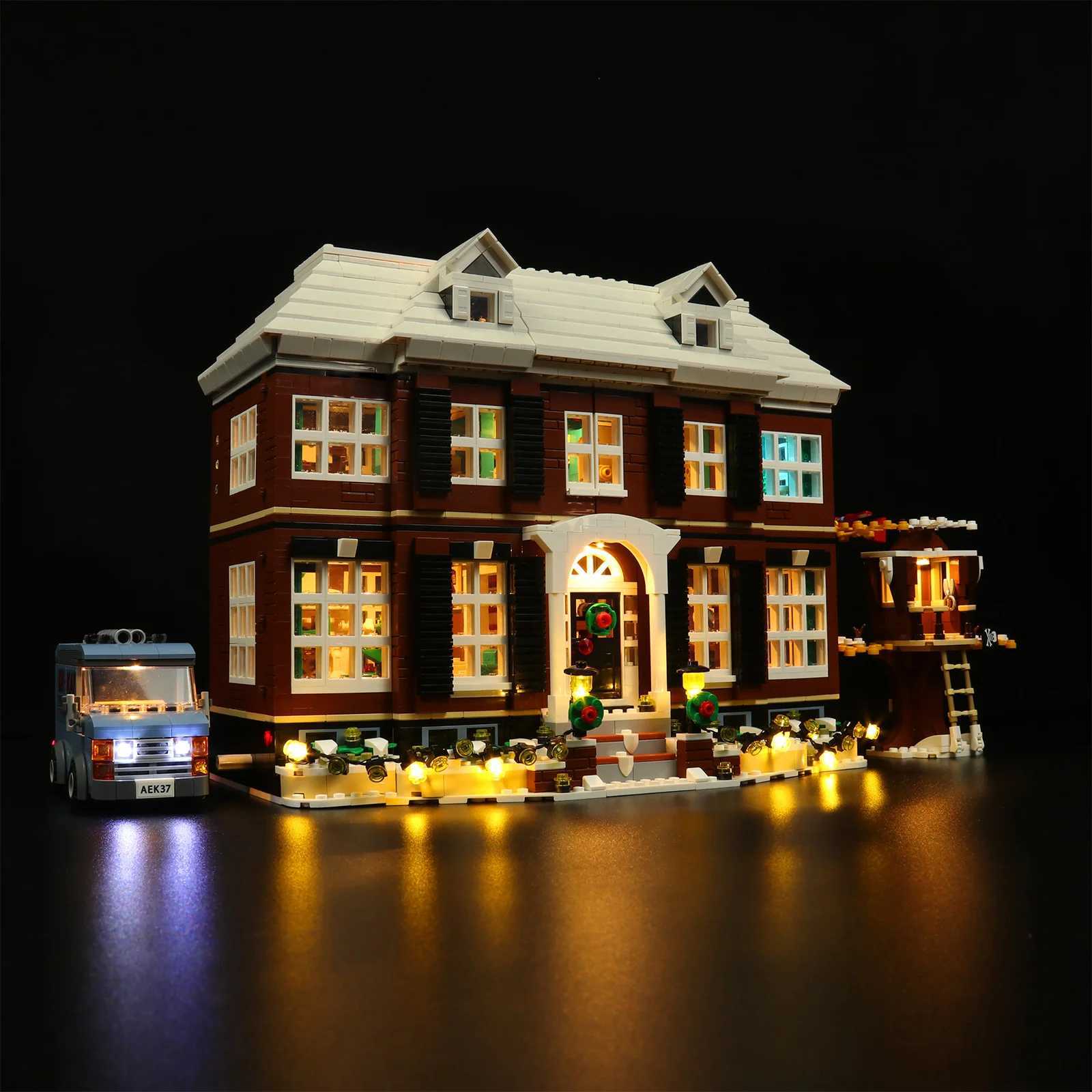 DIY building blocks lighting 21330 Home Alone IDEAS building blocks remote control version LED lighting W241012