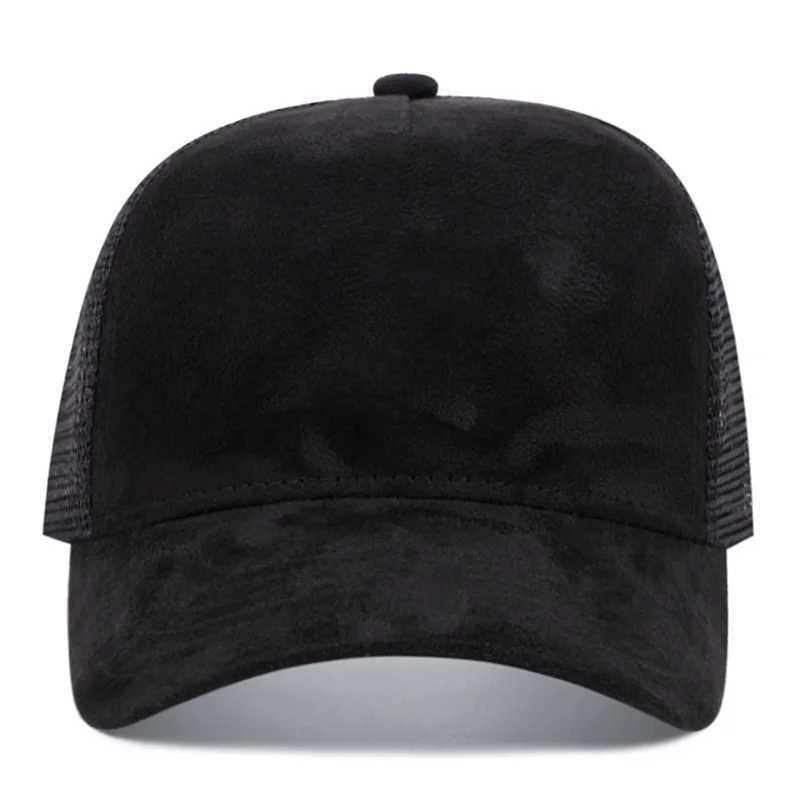 New Fashion Mens Baseball Cap High Quality Breathable Mesh Hat Women Soild Color Adjustable Trucker Caps For Men Casual SnapbackX240930