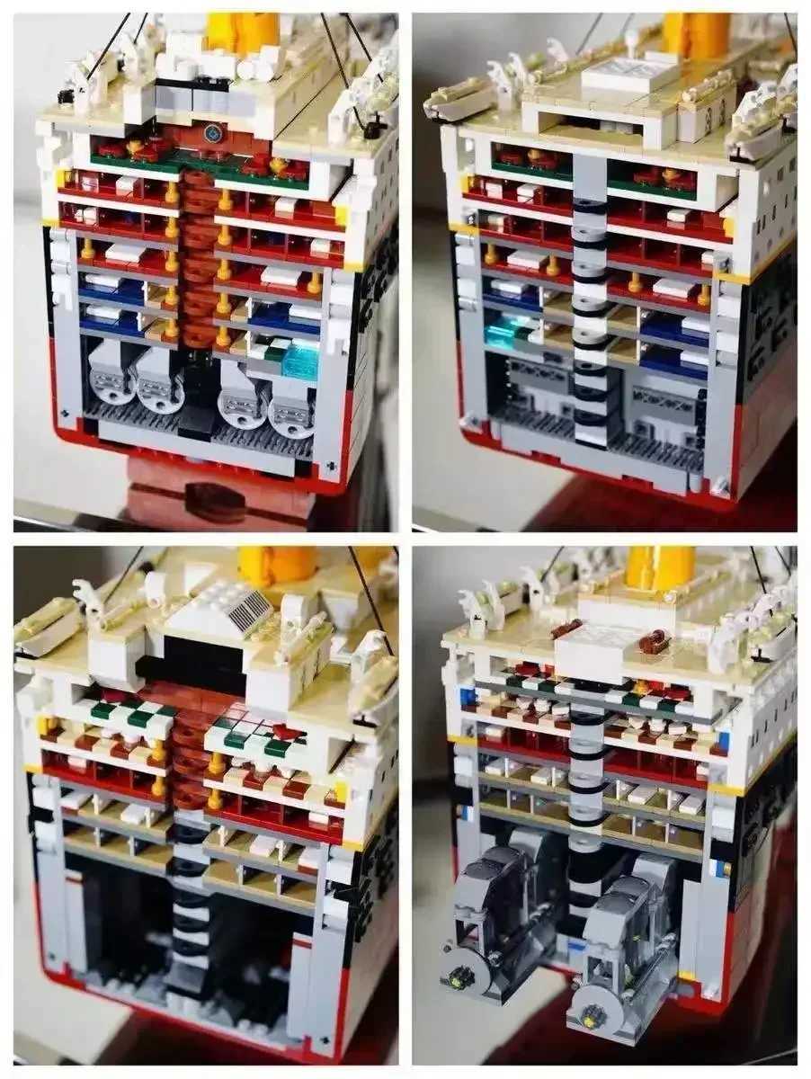 Blocks Blocks New 9090pcs Titanic compatible 10294 Titanic large cruise ships steamships building blocks building blocks childrens toys gifts 99023 Y2