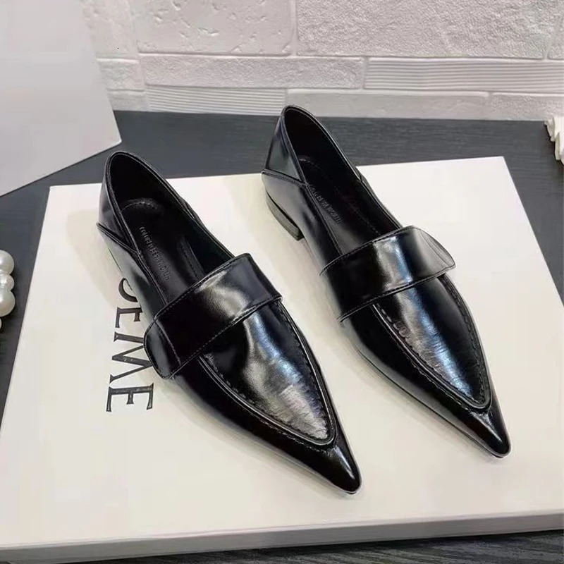 Pointed Toe Flats Women Loafers Shoes Summer Casual Walking Shoes er Sexy Sandals Dress Retro Femme Zapatillas 240924