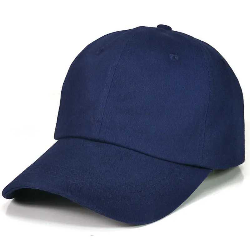 Blank Plain Panel Baseball Cap 100% Cotton Dad Hat for Men Women Adjustable Basic Caps Gray Navy Black White Beige RedX240930