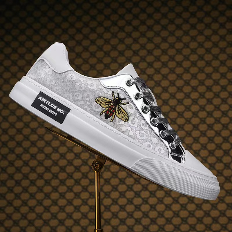 2024 New Men's Casual Shoes, Outdoor Sports Shoes Student White Shoes Niche Brand Trendy Shoes Men's Fashionable Breathable Shoes Classic Ru