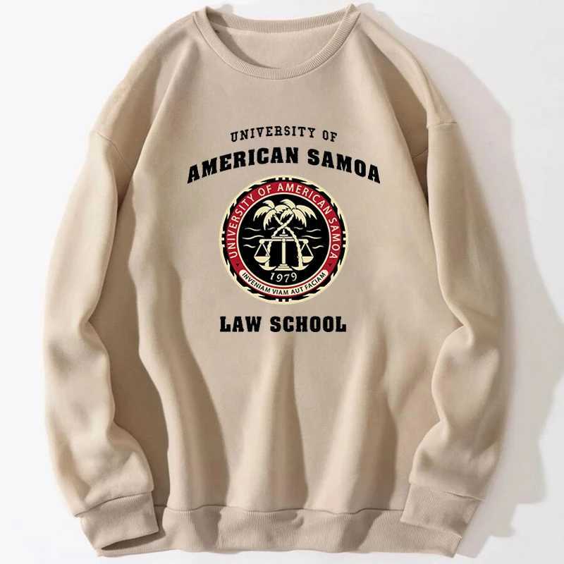 BCS American Samoa University Law School Sportswear Mens Hoodie Sportswear Streetwear Crewneck Spring Pullover Jumper W240928