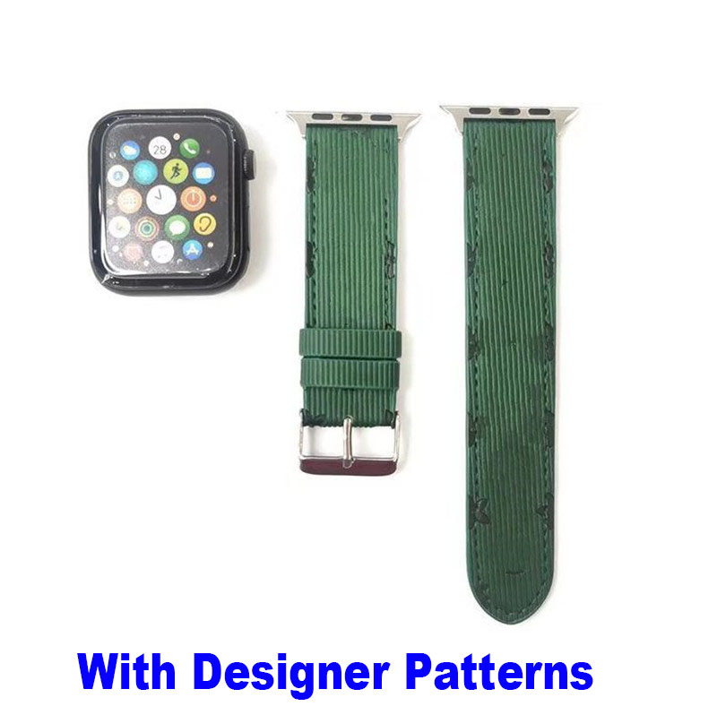 Top Grain L Leather Watch Band Straps Quick Release WatchBand Luxury Fashion L Designer Strap 46mm 49mm 45mm 44mm 42mm Handmade Premium Men for Apple 