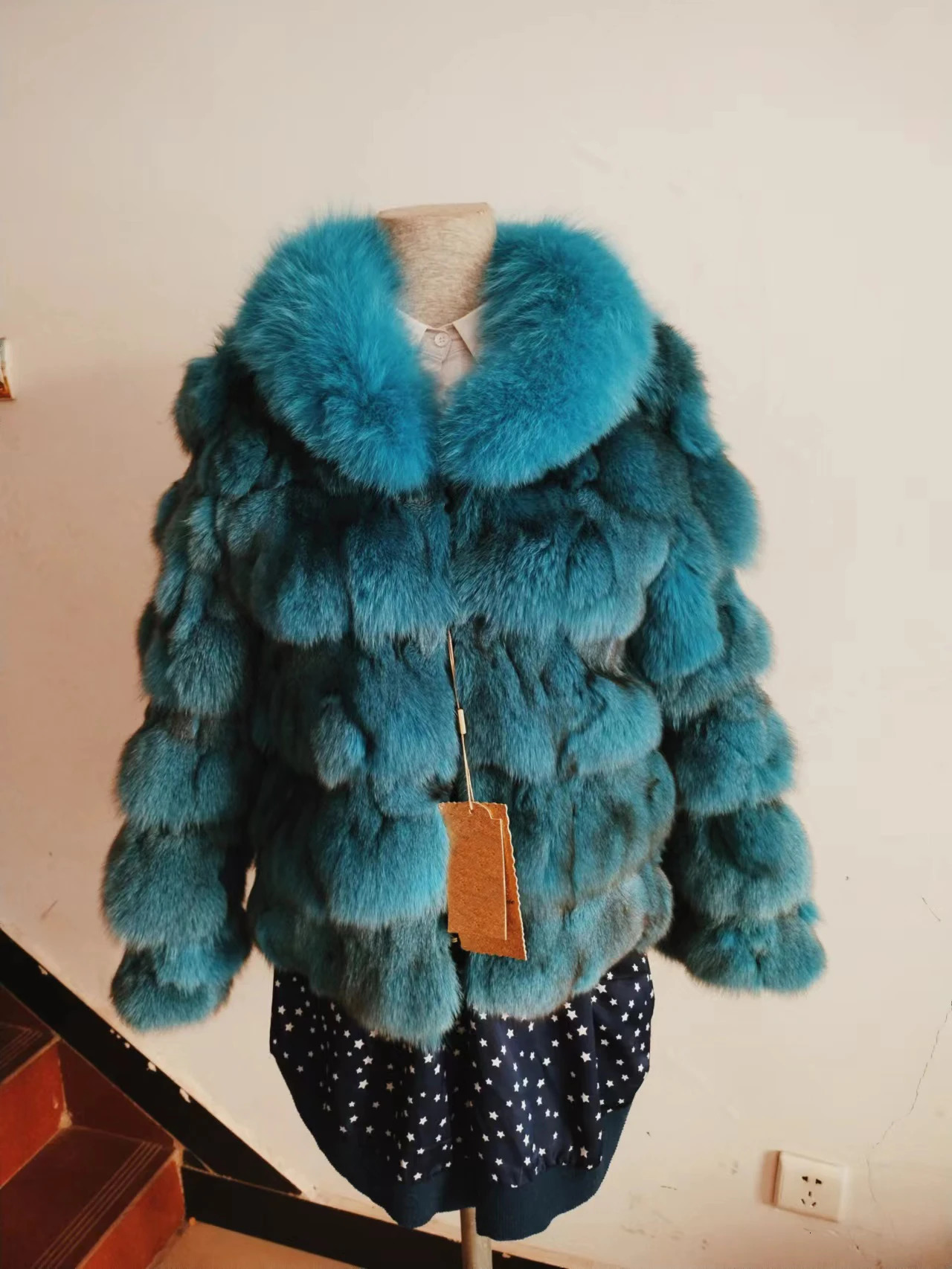 Furshehe Winter Women Real Fox Fur Coat Thick Warm Natural Fox Fur Jackets Fashion Lady Short Style Genuine Fox Fur Outerwear 240930