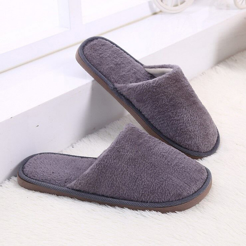2024 Men's Winter Men Indoor Shoes Casual Sneakers For Home Cotton Slipper Soft Plush Warm Male Big Size or Slippers