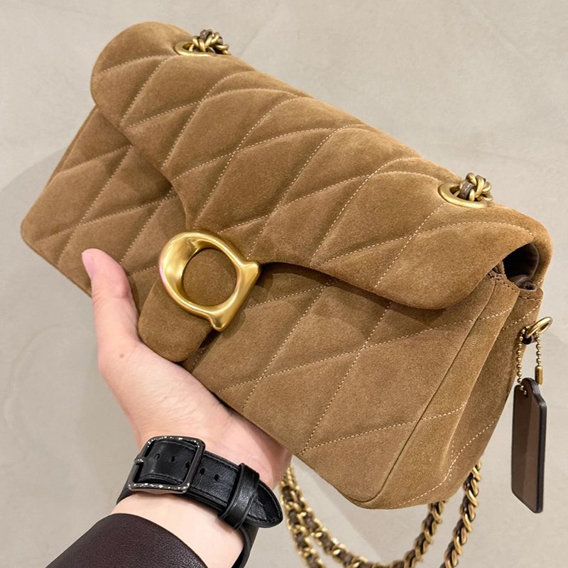 tabby purse designer suede bag luxury shoulder women large capacity handbag letter cross body Bags top quality brown genuine lady chain fashion suede bacchus clutch