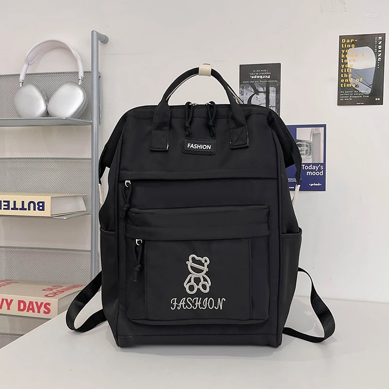 3 School Bags Cute Aesthetic Backpack Large Capacity Bag College For Women Teen Girls