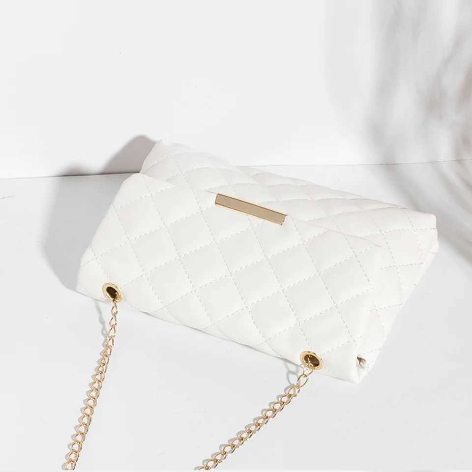 Diamd Lattice Women Shoulder Bag Female Embroidered Luxury Small Square Bag PU Leather Crossbody Bags Handbag Purses Phe BagXJ250108