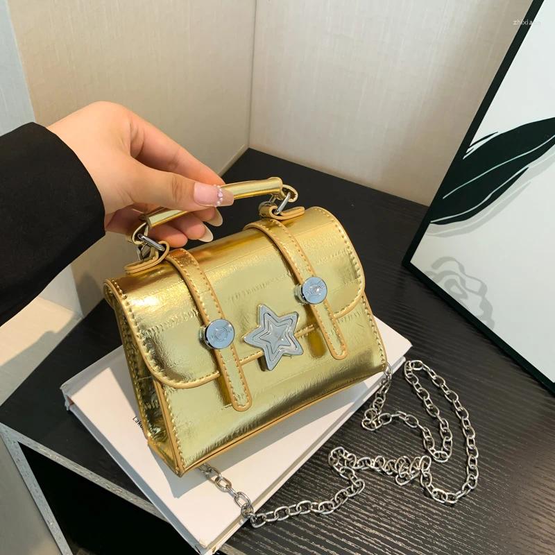 3 Bag Small Women's Chain Shoulder Fashion Brand PU Leather Crossbody Handbag Ladies Casual Tote Evening 4