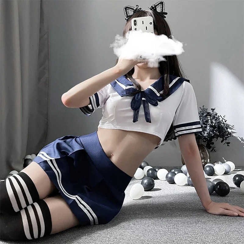 Sexy clothing exotic lingerie roleplaying female sexy nurse student uniform school girl Jk 240930