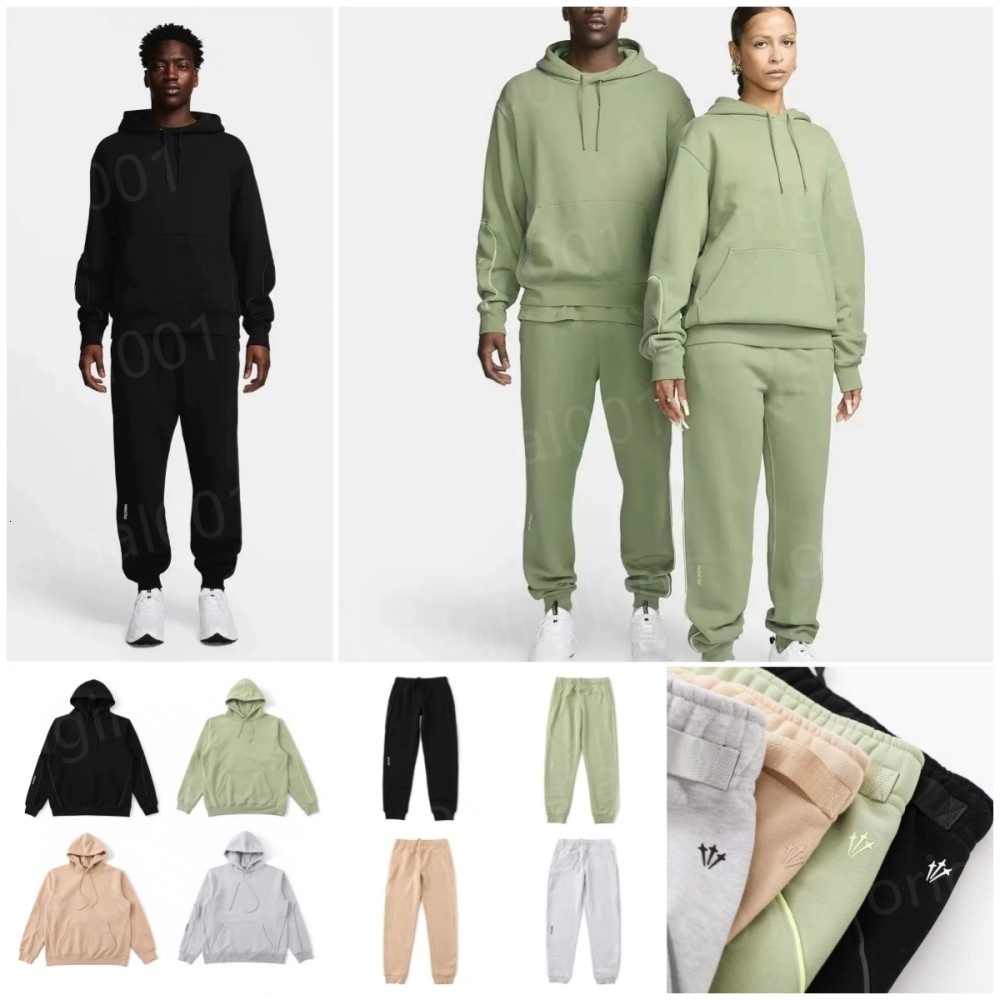 NOCTA Tracksuit Men hoodie Thick Tech Fleece Pullovers High Quality Cotton Warm Mens Womens Sports Hoodies Pants Jumper Jackets Trousers Joggers Sweatshirt Tops zx