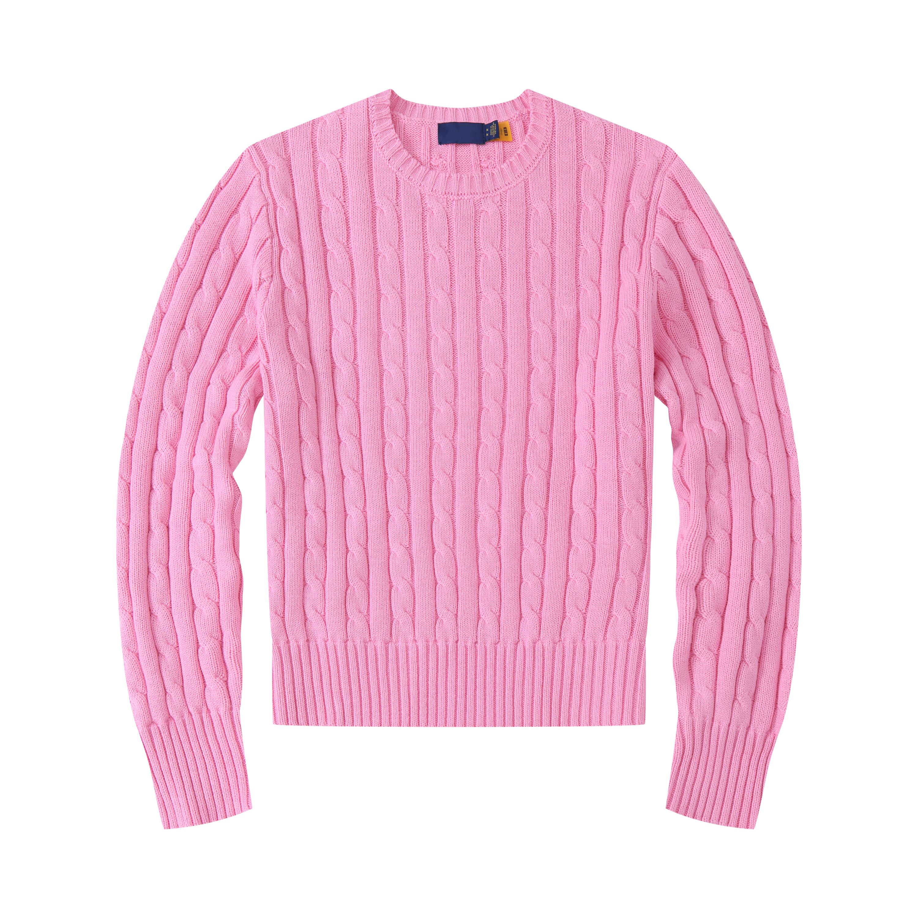 Embroidery Women's Sweaters Temperament O-neck Loose Casual Sweater Solid Color Fashion Style Long-sleeved Thick Pullover Women Sweaters