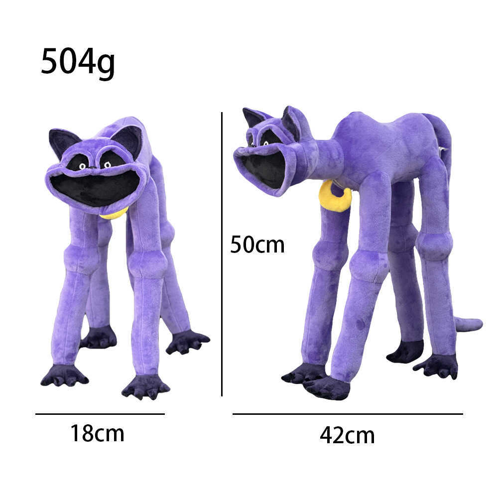 New MONSTER CATNAP PLUS Smile Terrifying Purple Cat Plush Toy Doll R260908 - view 7