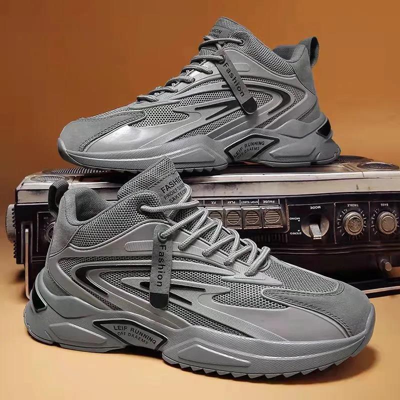 Designer Shoes New Zhongbang Breathable Mesh Men's 2024 Spring And Autumn Fashion Casual Soft Sole Lace Up Sports Shoes Balance Shoes