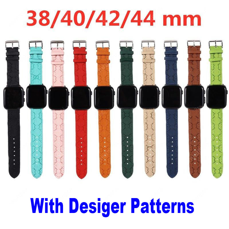 Luxury fashion G Watchband straps for Apple Watch Band 46mm 49mm 42mm 38mm 40mm 44mm 41mm 45mm iwatch 10 9 8 7 bands Leather Straps Bracelet Designer 