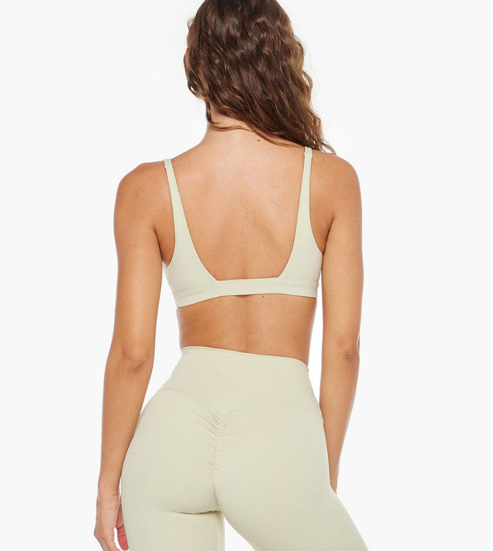 A491 Yoga Sportswear - Shock-Proof Bra & Breathable Shorts Set for Outdoor Fiess Activities