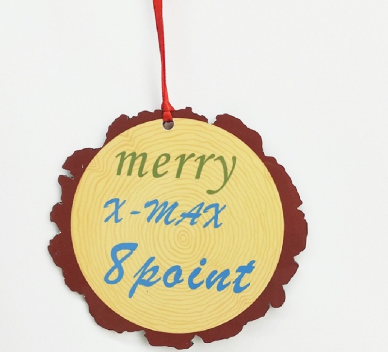 100x95x3mm subliamtion ornament MDF for Christmas
