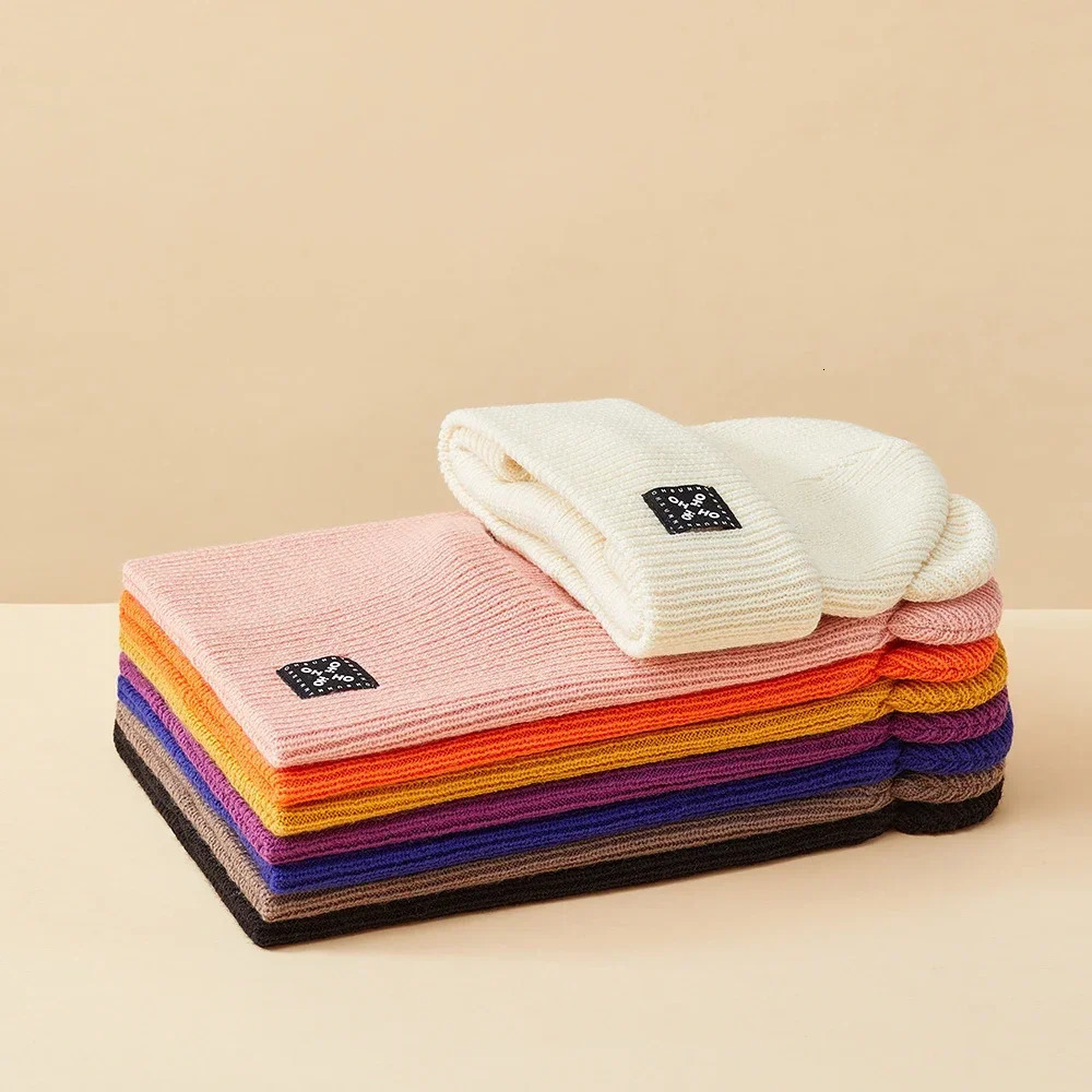 OHYOGA Warm Cycling Caps Winter Knitted Hat Ski Hat Bear Ear Balaclava Hat Bonnets Beanie for Men Women Outdoor Sports Skiing 231229