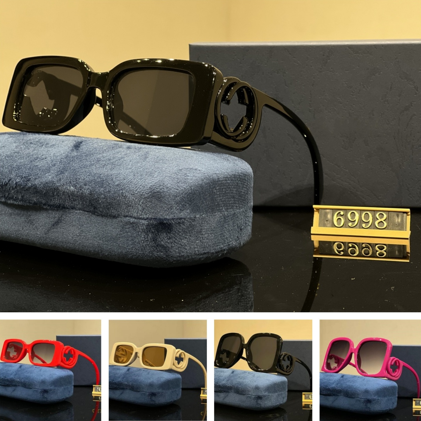 Designer Sunglasses Classic For Woman Eyeglasses Goggle Outdoor Beach European And American Style Big Frame Designer Sunglasses Man