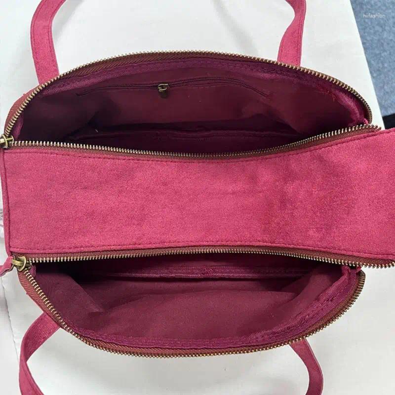 Evening Bags Autumn And Winter Fashion Suede Single Shoulder Women's Bag Retro Casual Simple Versatile Handbag For Womne