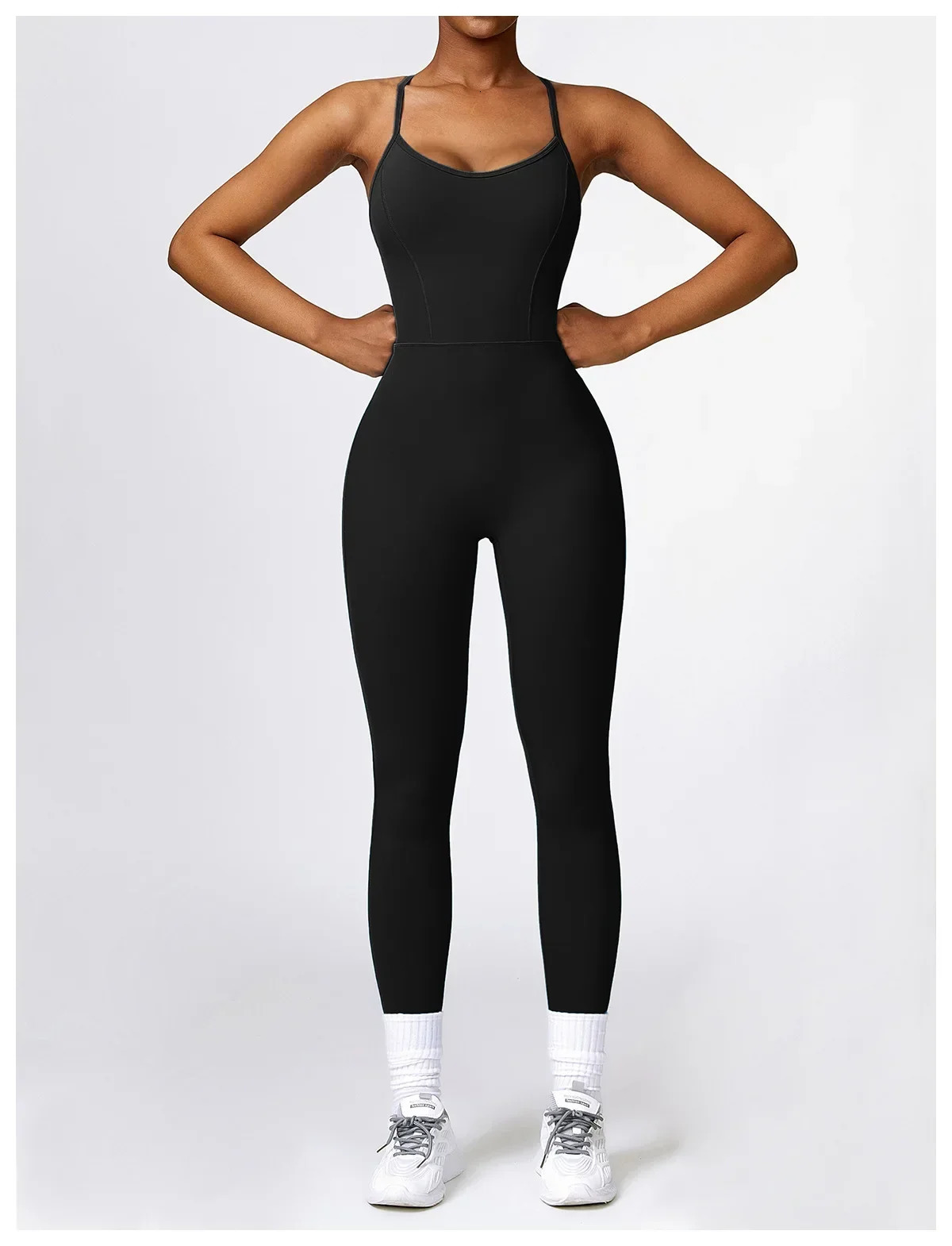 Long Sleeve Slash Neck Skinny Solid Stretchy Bodycon Sexy Jumpsuits Autumn Winter Women Fashion Streetwear Outfits Romp 231229