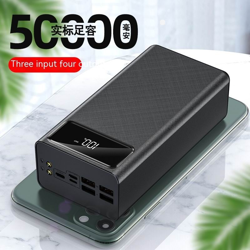 50000mAh Power Bank Fast Charge for laptop Auxiliary Battery Large Capacity Camping Travel Portable Powerbank