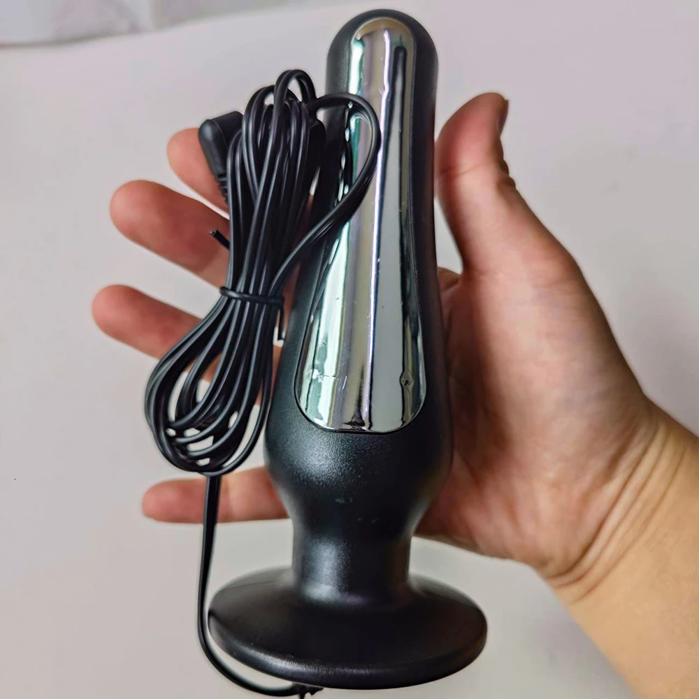 !Electric Shock Anal Butt Plug Anus Vagina Expand Dildo Vibrator for Women Men Estim Prostate Massage Bdsm Toy on Couple Sex 240102