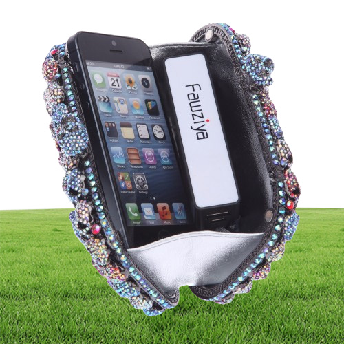 Fawziya Skull Bag Skull Purses And Handbags for Women Kisslock Crystal Evening Clutch Bags
