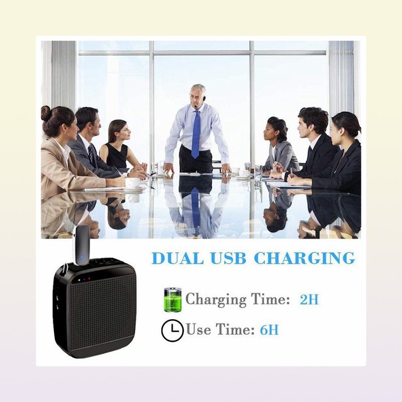 Microphones 2 In 1 Handheld UHF Wireless Microphone Professional HeadWear Mic Volume For Speech Teaching