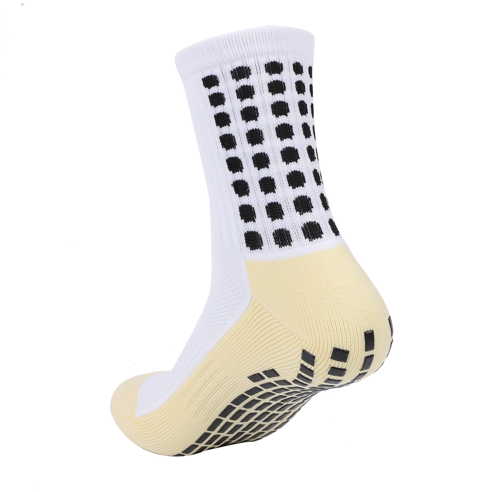 12Pair Football Socks Mens Womens Sports Nonslip Silicone Bottom Soccer Rugby Tennis Volleyball Badminton 240102