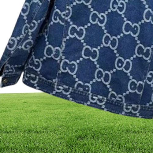 Spring Quality Men039s pluz size Jackets Mens denim lapel windbreaker Womens Designers casual fashion jean printed double lette