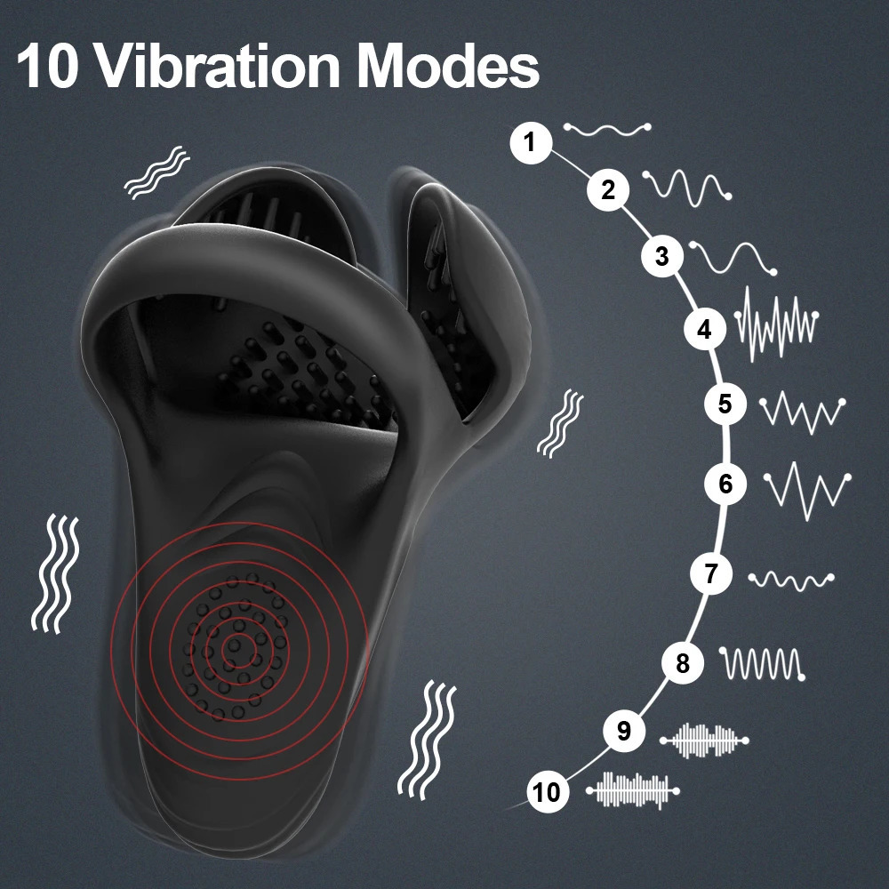 3 in 1 Vibrator Penis Perineum Sex Toys for Men Silicone Cock Rings Testicle Trainer Scrotum Stimulator Massager Cockring 240102